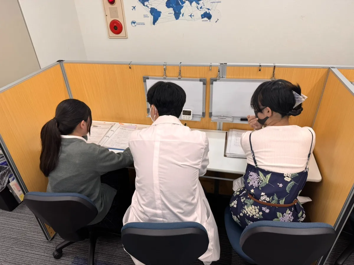 個別指導スクエアの授業風景①